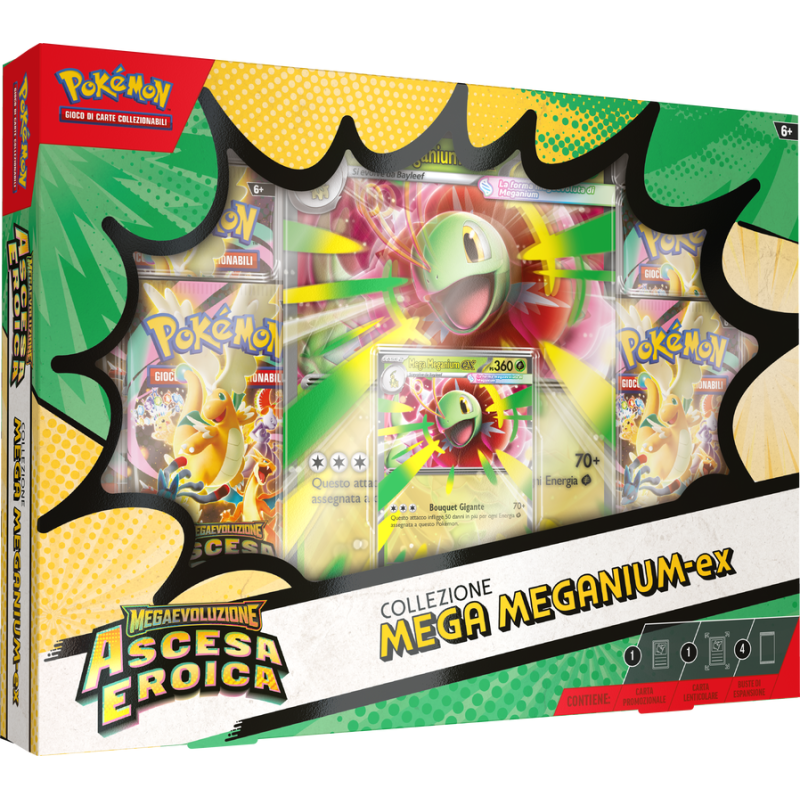 POKEMON COLLEZIONE MEGA MEGANIUM EX ASCESA EROICA ITA 196214132009