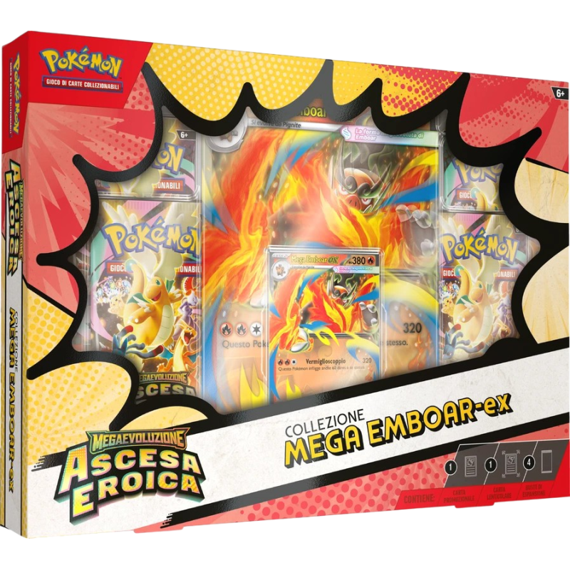POKEMON COLLEZIONE MEGA EMBOAR EX ASCESA EROICA ITA 196214132009
