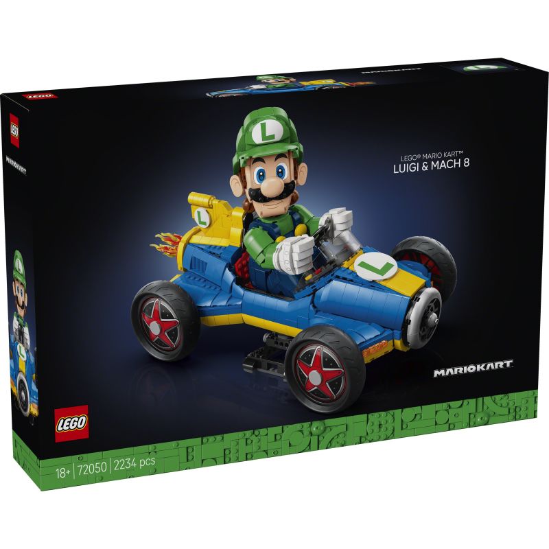LEGO 72050 SUPER MARIO Mario Kart: Luigi e Mach 8 - GIUGNO 2026