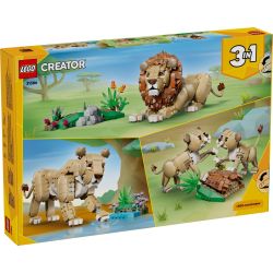 LEGO 31386 CREATOR ANIMALI SELVATICI: LEONE MAESTOSO GIUGNO 2026