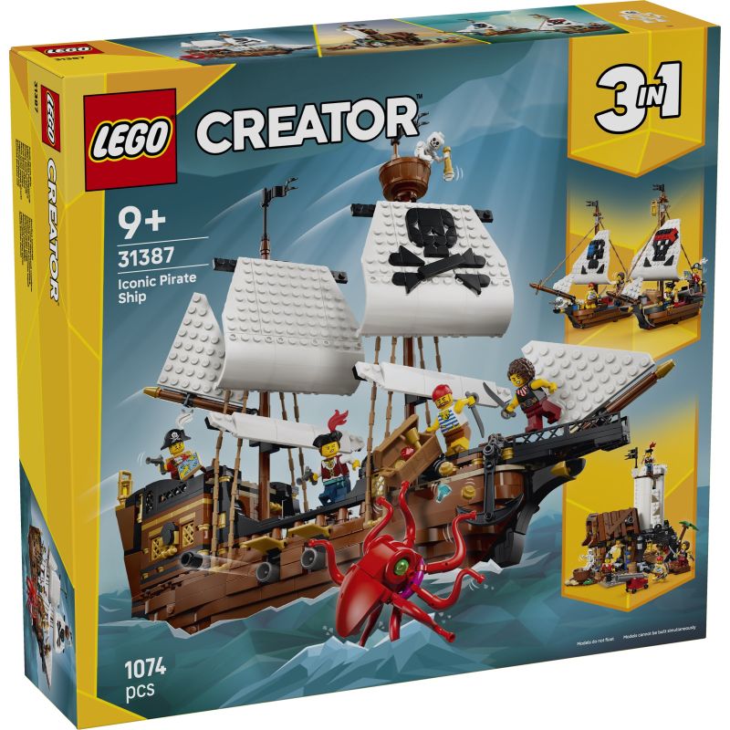 LEGO 31387 CREATOR ICONICA NAVE DA PIRATA GIUGNO 2026