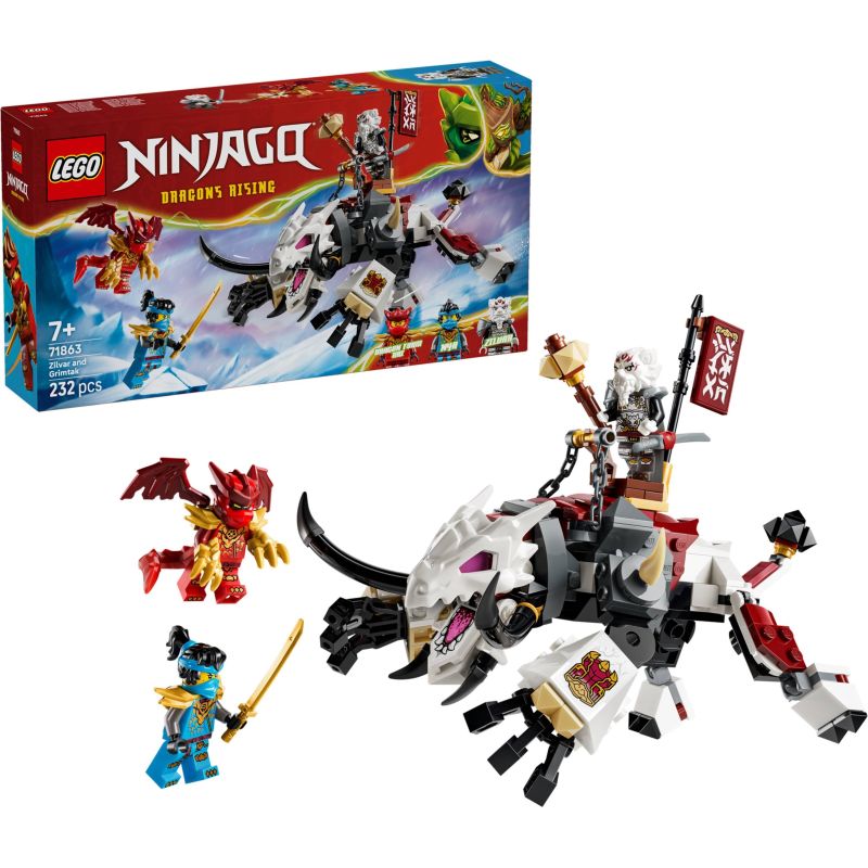 LEGO 71863 NINJAGO ZILVAR E GRIMTAK LA BESTIA DRAGO GIUGNO 2026