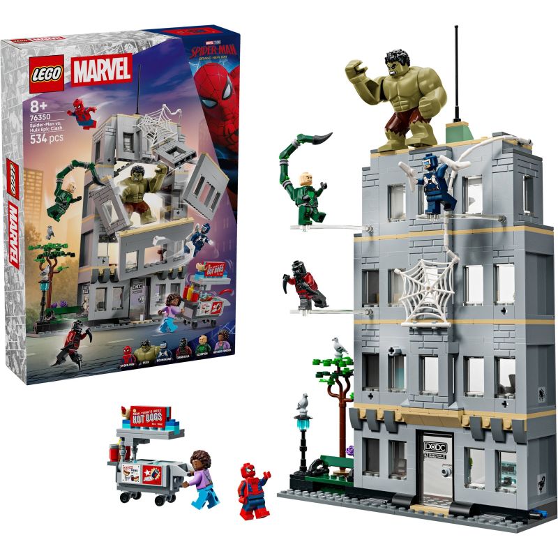LEGO 76350 MARVEL SUPER HEROES Scontro epico: Spider-Man vs. Hulk GIUGNO 2026