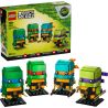 LEGO 40878 BRICKHEADZ Personaggi Teenage Mutant Ninja Turtles LEONDARDO RAFFAELLO MICHELANGELO DONATELLO