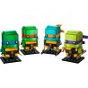 LEGO 40878 BRICKHEADZ Personaggi Teenage Mutant Ninja Turtles LEONDARDO RAFFAELLO MICHELANGELO DONATELLO
