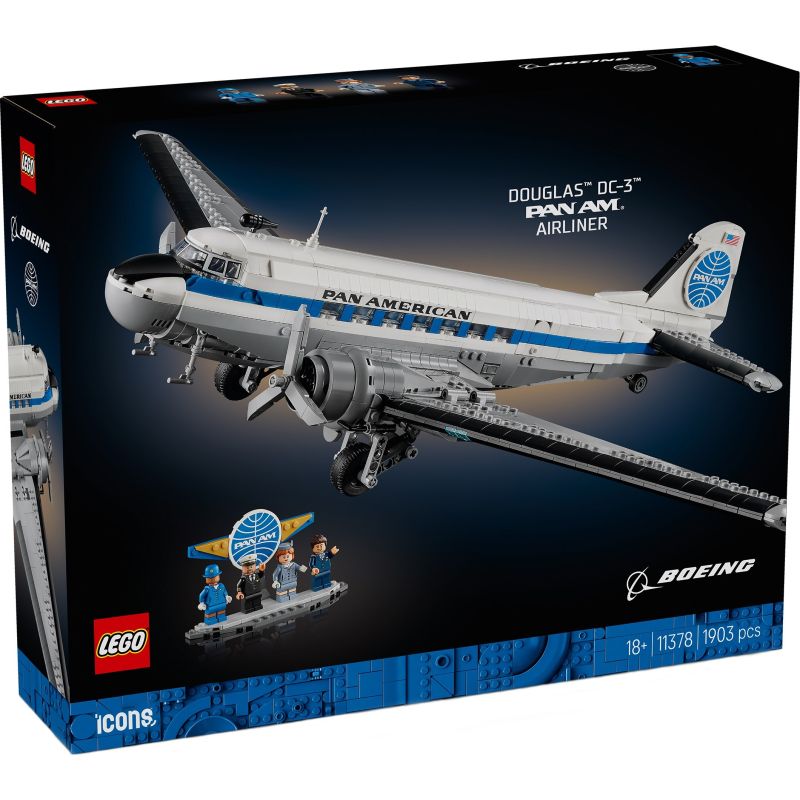 LEGO 11378 ICONS AEREO DI LINEA DOUGLAS DC-3  PAN-AM