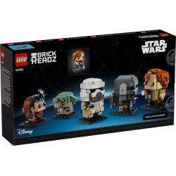 LEGO 40856 BRICKHEADZ STAR WARS Il Mandaloriano e Grogu: Alleati e Cattivi