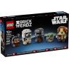 LEGO 40856 BRICKHEADZ STAR WARS Il Mandaloriano e Grogu: Alleati e Cattivi