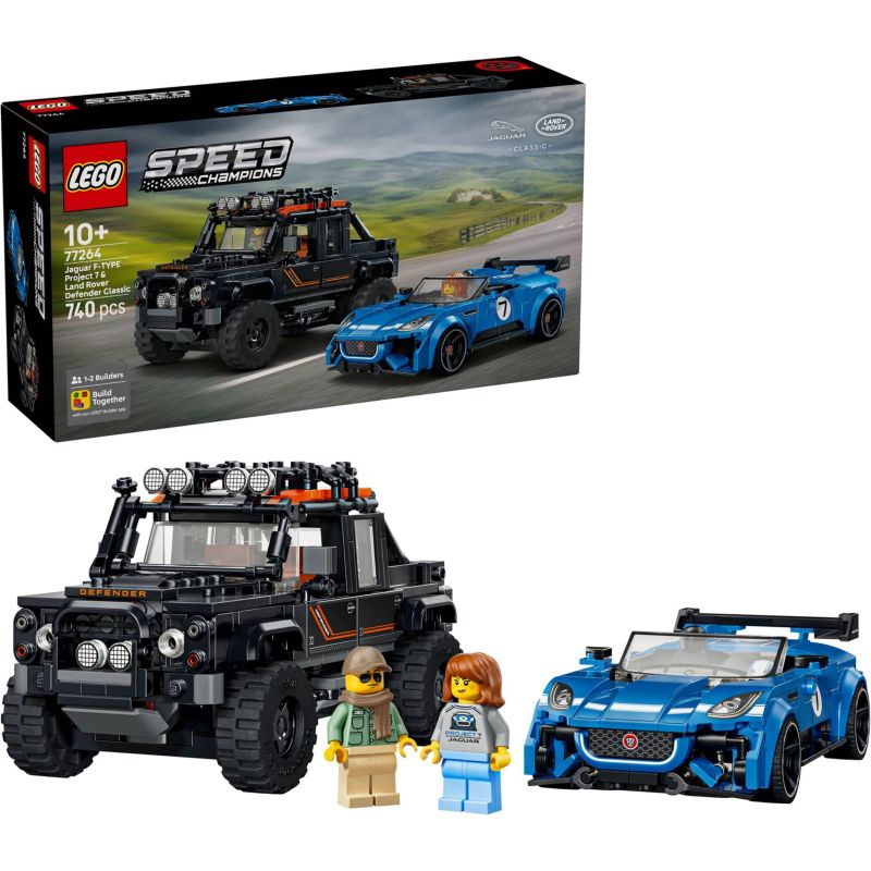 LEGO 77264 SPEED CHAMPIONS JAGUAR PROJECT 7 E LAND ROVER DEFENDER AGOSTO 2026