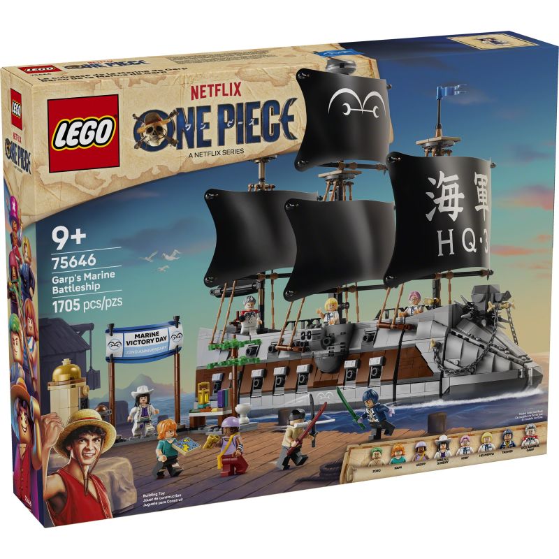 LEGO 75646 ONE PIECE LA NAVE DA GUERRA DI GARP AGOSTO 2026