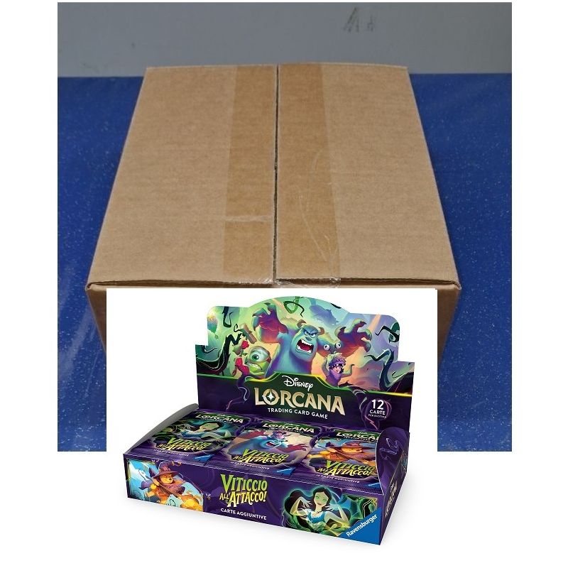 CASE LORCANA - 4 BOX 24 BUSTE - VITICCIO ALL'ATTACCO - ITA CHIUSO SIGILLATO