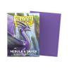 AT-15075 DRAGON SHIELD 100 BUSTINE STANDARD - MATTE DUAL SLEEVES NEBULA & SILVER