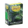 AT-15073 DRAGON SHIELD 100 BUSTINE STANDARD - MATTE DUAL SLEEVES GREEN & SILVER