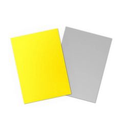 AT-15067 DRAGON SHIELD 100 BUSTINE STANDARD - MATTE DUAL SLEEVES YELLOW & SILVER