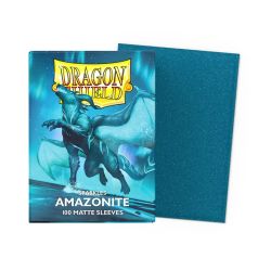 AT-11061 DRAGON SHIELD 100 BUSTINE STANDARD - MATTE AMAZONITE SPARKLES