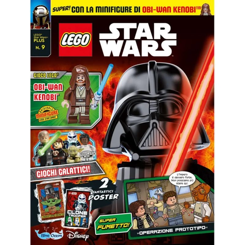 LEGO STAR WARS PLUS N. 9 OBI-WAN KENOBI BLUE OCEAN