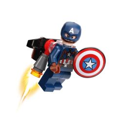 LEGO AVENGERS N. 8 - CAPTAIN AMERICA + JETPACK BLUE OCEAN