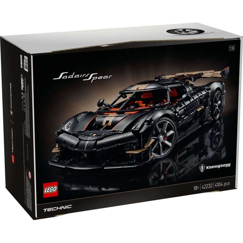 LEGO 42232 TECHNIC HYPERCAR KOENIGSEGG SADAIR'S SPEAR SETTEMBRE 2026
