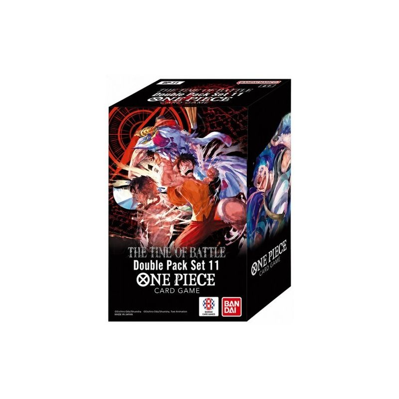 ONE PIECE CARD GAME DOUBLE PACK SET VOL. 11 THE TIME OF BATTLE DP-11