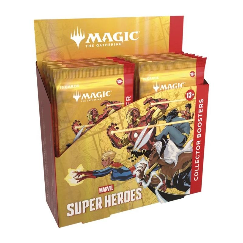 MAGIC MARVEL SUPER HEROES COLLECTOR BOOSTER ENG BOX 12 BUSTE