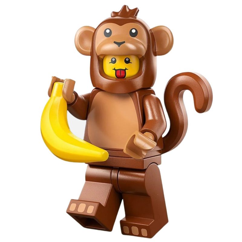 LEGO 71051 - 4 Monkey Costume Guy SCIMMIA MINIFIGURE SERIE 28 - ANIMALI - 2026