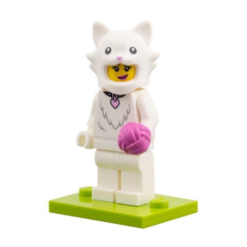 LEGO 71051 - 2 Fluffy Cat Costume Guy MINIFIGURE SERIE 28 - ANIMALI - 2026
