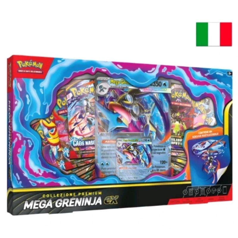 POKEMON COLLEZIONE PREMIUM MEGA GRENINJA EX IN ITALIANO