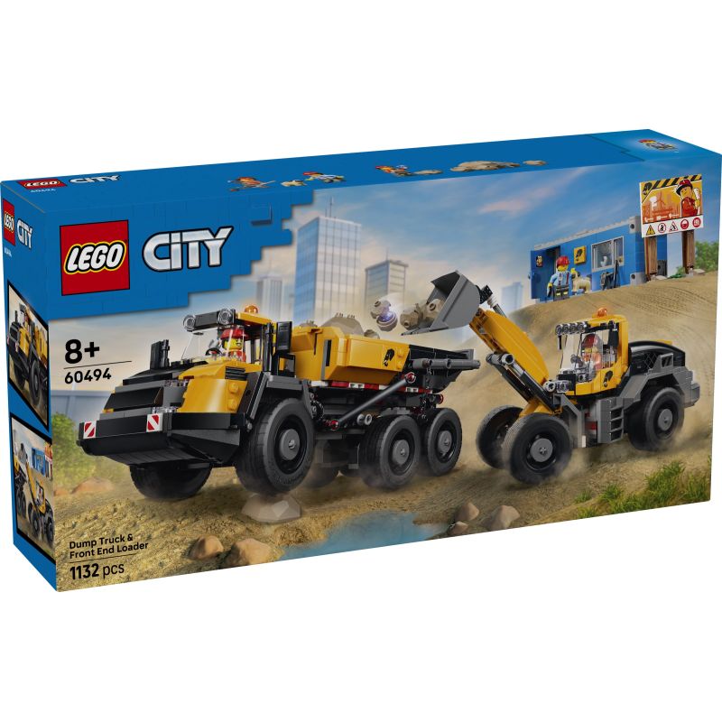 LEGO 60494 CITY CAMION RIBALTABILE E PALA MECCANICA GIUGNO 2026 2027