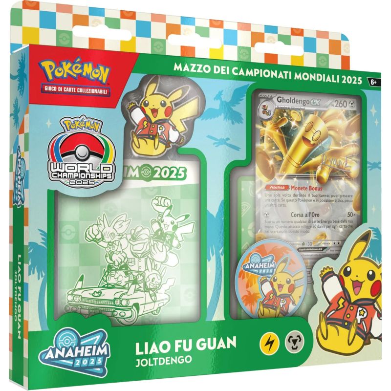 POKEMON MAZZO CAMPIONATI MONDIALI 2025 LIAO FU GUAN 196214135437 VERDE