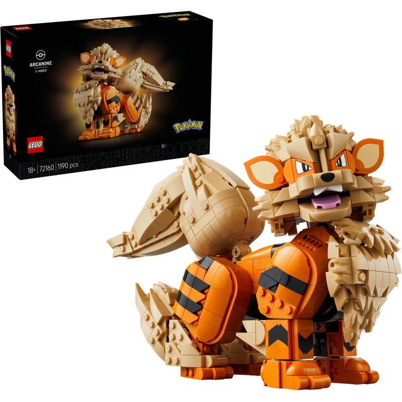 LEGO 72160 POKEMON ARCANINE AGOSTO 2026