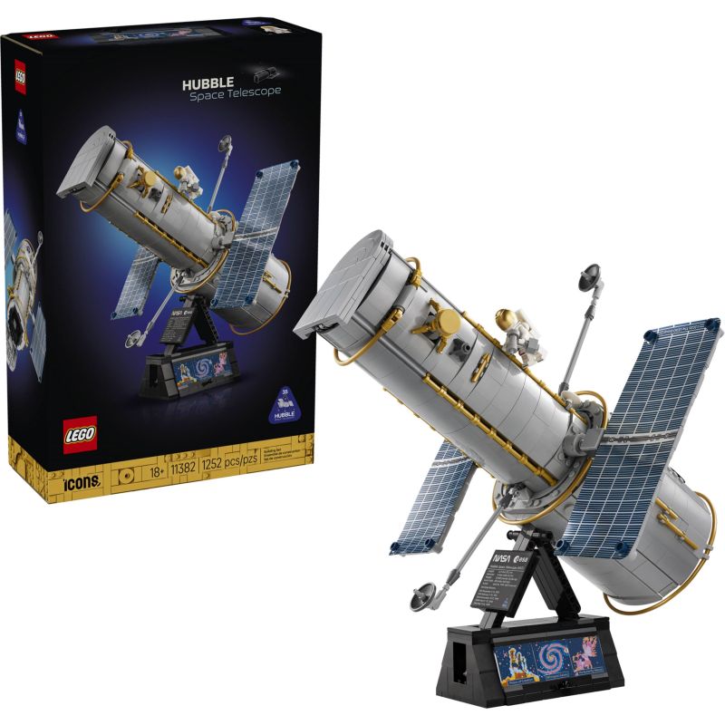 LEGO 11382 ICONS TELESCOPIO SPAZIALE HUBBLE AGOSTO 2026