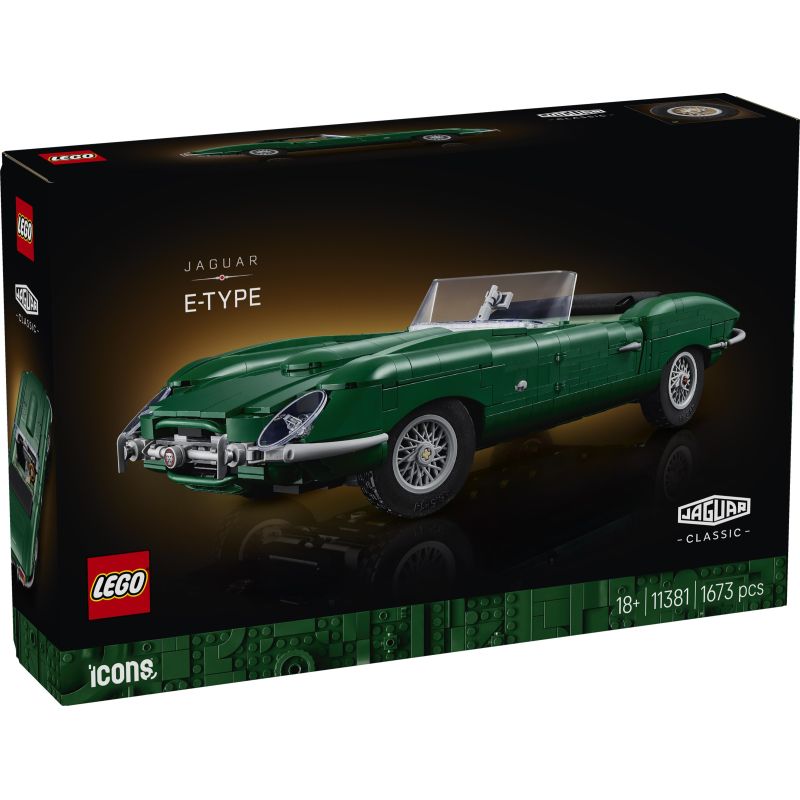 LEGO 11381 ICONS JAGUAR E TYPE AGOSTO 2026