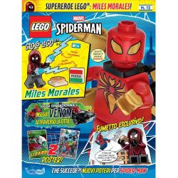 LEGO SPIDER-MAN N. 12 - MILES MORALES + PIZZA+ 35 STICKERS BLUE OCEAN