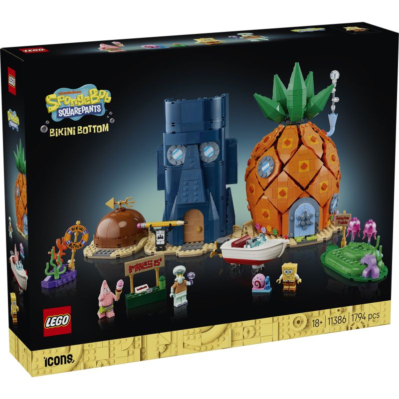 LEGO 11386 ICONS SPONGEBOB SQUAREPANTS: CONCH STREET NOVEMBRE 2026
