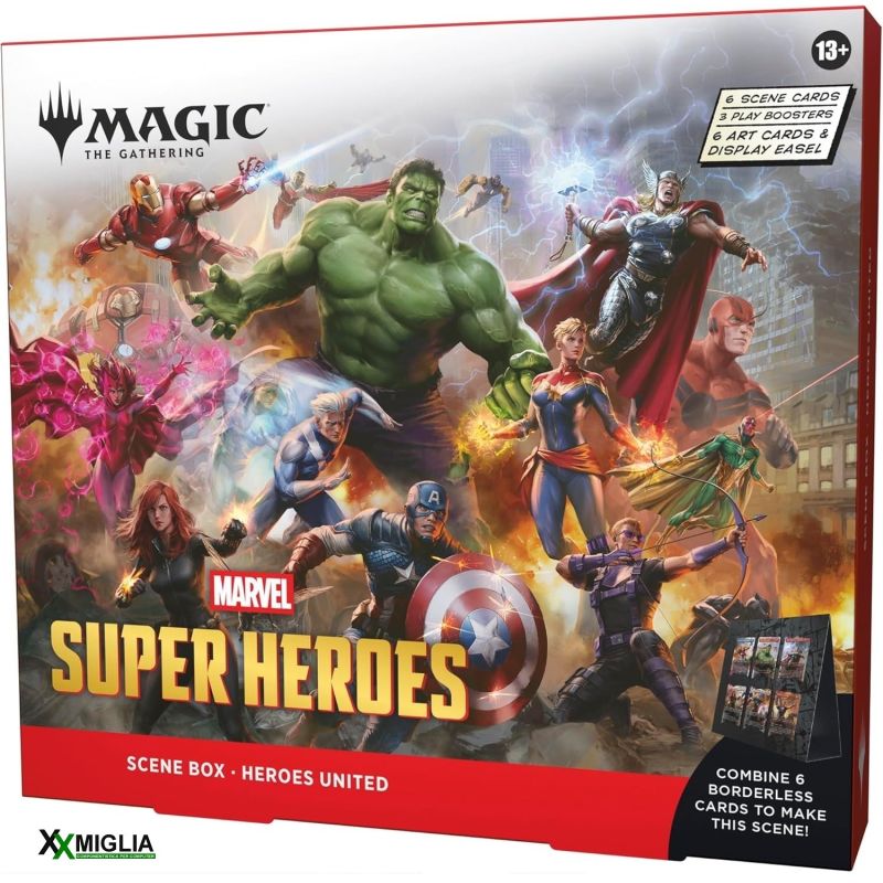 MAGIC MARVEL SUPER HEROES SCENE BOX Heroes United ENG 195166313108