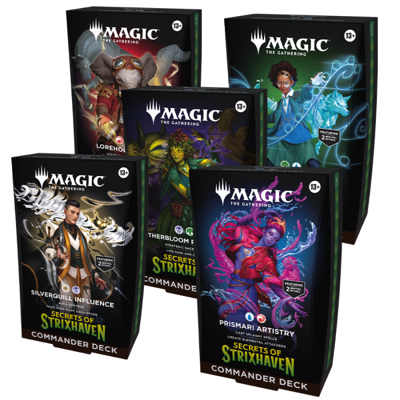 MAGIC SECRETS OF STRIXHAVEN COMMANDER DECK KIT DA 4 ENG