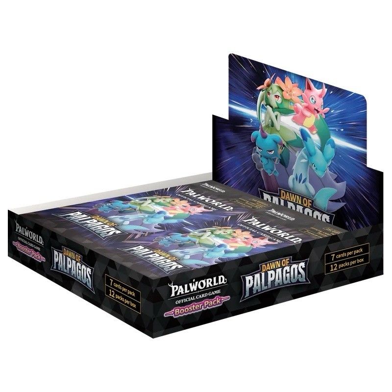 Palworld Card Game Booster Box BP01 Dawn of Palpagos (12 buste) ENG
