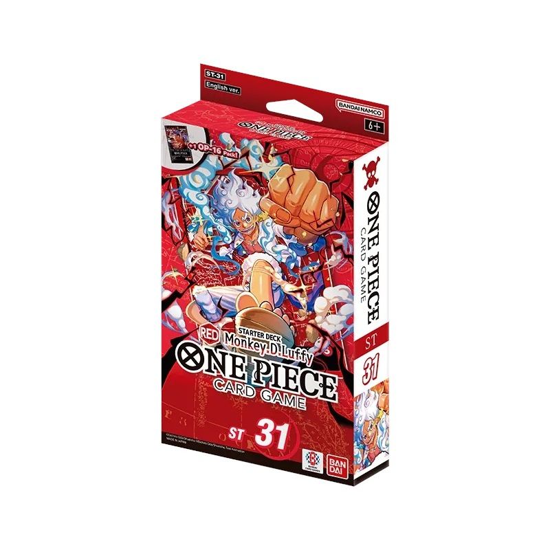 ONE PIECE CARD GAME ST-31 Red Monkey D. Luffy STARTER DECK ENG