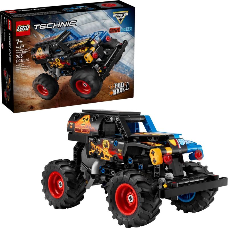 LEGO  42219 TECHNIC MONSTER JAM GRAVE DIGGER FUOCO E GHIACCIO GENNAIO   2026 2027