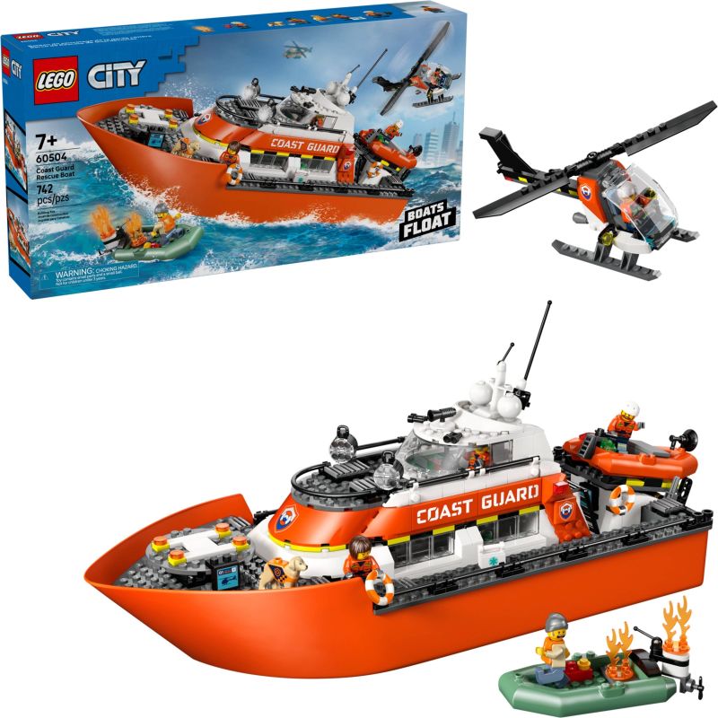 LEGO 60504 CITY MOTOSCAFO DI SOCCORSO ED ELICOTTERO DELLA GUARDIA COSTIERA GENNAIO 2026