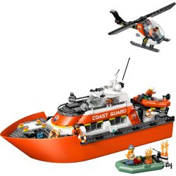 LEGO 60504 CITY MOTOSCAFO DI SOCCORSO ED ELICOTTERO DELLA GUARDIA COSTIERA GENNAIO 2026
