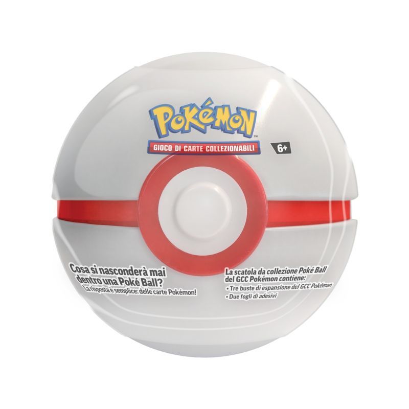 POKEMON TIN POKE BALL B26 PREMIER BALL BIANCA REPRINT 2026 IN ITALIANO PK10028-103 196214165694
