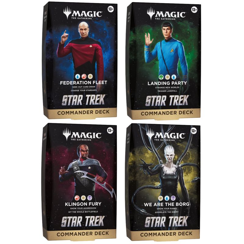 MAGIC COMMANDER DECK  STAR TREK (4 MAZZI) - ENG