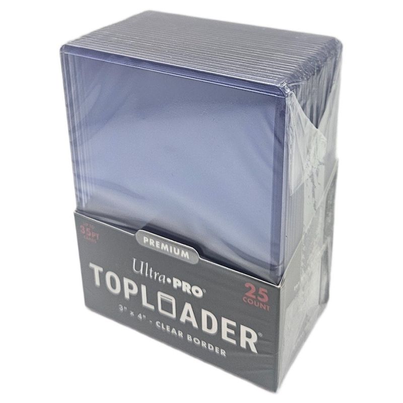 25 TOPLOADER 3 X 4 - CLEAR STANDAR SHIELD SANSEKING