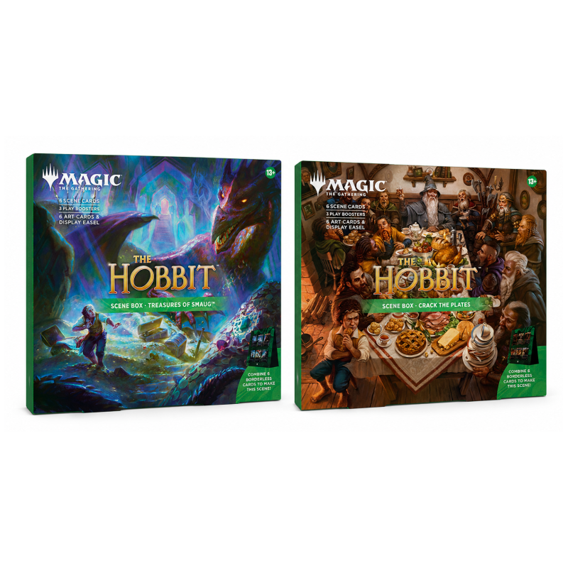 MAGIC THE HOBBIT SCENE BOX - CRACK THE PLATES - TREASURES OF SMAUG ENG