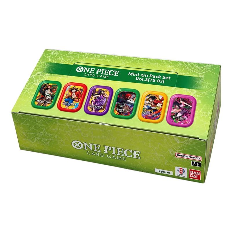 BANDAI ONE CARD GAME CASE TIN PACK SET VOL.3 TS-03 CHIUSO SIGILLATO